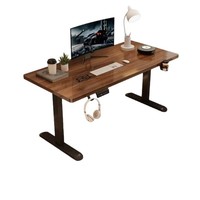 Bureau réglable en hauteur en bois, style moderne et épuré, à moteur unique, polyvalent pour la maison, le bureau et les étudiants, pour l'exportation