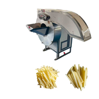Machine à découper les bandes de patates douces et de radis en acier inoxydable, à moteur à engrenages, multifonctionnelle, commerciale et à haute efficacité