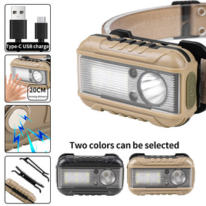 Faro LED con Sensor, Recargable, Batería Integrada de 800 mAh, H05, Negro/Marrón, para Uso en Exteriores - Product Image 5