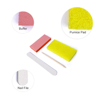 Envío Gratuito en EE. UU. Lima de Uñas Profesional de Madera y Pulidor, Set Desechable de Manicura y Pedicura, 200 Sets/Caja