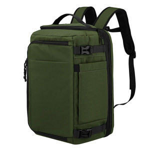 Sac à dos de voyage multifonctionnel résistant à l'eau, extensible 36-55L, grande capacité, pour ordinateur portable, unisexe, couleur unie - Product Image 2