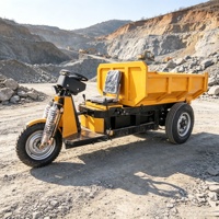 Mini-dumper électrique robuste de 3 tonnes, faible bruit, longue autonomie, pour le transport de minerai dans les tunnels et les carrières