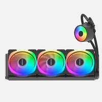 Refroidisseur d'eau pour processeur BIBOOG de haute qualité, silencieux, 360 mm, RGB, LED, refroidissement par eau - BW360