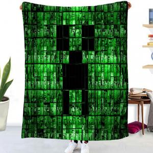 Couverture double face imprimée numériquement My World Series <span class=keywords><strong>Minecraft</strong></span>, style américain, pour canapé et sieste climatisée - Product Image 4