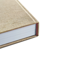 Service d'impression de livres Journal de soins personnels Logo personnalisé Taille Tissu Relié Luxe Carnets