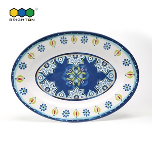 Le Maroc exclusif imprimant 100% ensembles de <span class=keywords><strong>vaisselle</strong></span> d'assiettes de mélamine de <span class=keywords><strong>vaisselle</strong></span> <span class=keywords><strong>pour</strong></span> le restaurant - Product Image 2