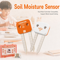 Kit de Codage Robotique IA QMY S05 ESP32 Scratch Python Jouet Intelligent Programmable Blocs de Construction Capteur d'Humidité du Sol PH2.0