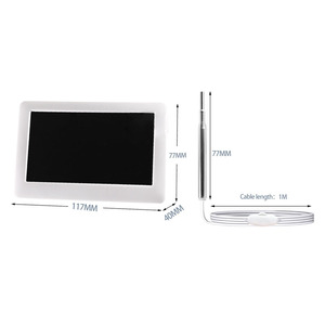 Cámara endoscópica de otoscopio de video HD con limpiador de oídos ligero - Product Image 5