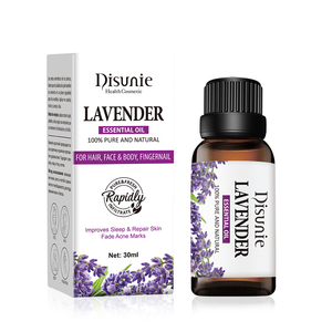 Huile essentielle de lavande pure et naturelle Disunie à 100 % pour le visage et le corps, parfum qui améliore les soins de la peau et la rend merveilleuse - Product Image 1