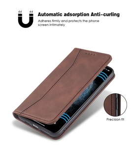 Funda de teléfono de cuero con tapa de adsorción automática para Samsung S25 S24 S23 S21 funda de teléfono de cuero con tapa magnética para A54 <span class=keywords><strong>A53</strong></span> - Product Image 4