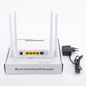 جودة عالية Dualband ONU 4GE منافذ إيثرنت واي فاي 4 ONU HGU im XPON eponu شبكة WIFI