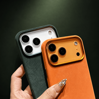 Coque de téléphone magnétique minimaliste de couleur unie pour iPhone, personnalisable