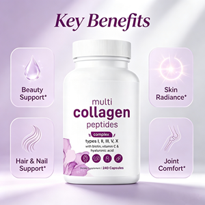<span class=keywords><strong>C</strong></span>ápsulas de Colágeno Multi-Péptidos para Adultos, Suministro de Fábrica, Biotina, <span class=keywords><strong>Vitamina</strong></span> <span class=keywords><strong>C</strong></span>, 100% Puro, Certificado GMP, Gestión Energética, 240 <span class=keywords><strong>C</strong></span>ápsulas - Product Image 3