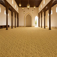 Tapis de prière Samarkand pour mosquée, 80% laine, nylon bouclé, Saf Line, projet personnalisé