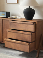Table à thé multifonctionnelle en bois massif moderne et durable, meuble de salon, armoire d'entrée, rangement, décoration pour café