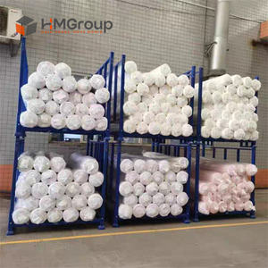 Estante de Almacenamiento de Metal Plegable y Apilable de Alta Resistencia, Ajustable, Seguro y Resistente, para la Industria de Rollos de Tela - Product Image 6