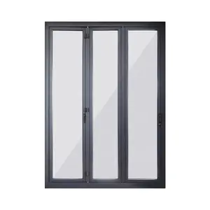 Высококачественная Складная Алюминиевая Складная Дверь подгонянный размер