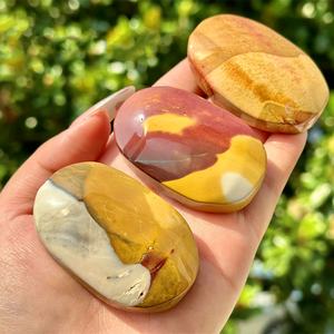 Piedra de Mookaite Pulida de Forma Ovalada, Cristal Natural para Sanación Espiritual, Decoración del Hogar y Regalos Navideños, Venta al Por Mayor - Product Image 2