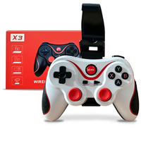 Manette sans fil X3 avec support pour téléphone portable pour Android IOS Switch X3 BT Manette de jeu sans fil