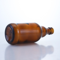 Bouteille de bière vide en verre ambré standard avec bouchon couronne – Vente en gros et fabrication