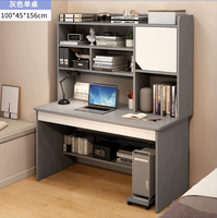 Ensemble moderne de bureau, bibliothèque et chaise intégrés pour les élèves du collège, table d'ordinateur simple pour la maison, la chambre à coucher, l'école primaire