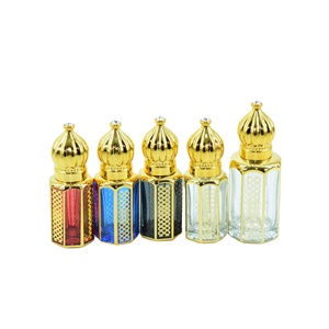 2024 Sang Trọng Thủy Tinh Ưa Thích Tinh Dầu Nước Hoa Chai 3Ml 6Ml 12Ml Vàng Cuộn Trên Mỹ Phẩm <span class=keywords><strong>Container</strong></span> Kim Loại attar Arabic Chai - Product Image 2