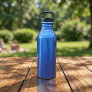 GREEN PACKAGING Leak-proof Premium Eco-friendly Reusable <b>Aluminum</b> Sport Water <b>Bottle</b> Flask Screw Cap 500ml 600ml Vietnam 99.7% - Product Image 1