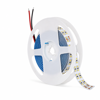 Bande LED OEM 24V 2835 240 LED/m 15mm 3000K Blanc Chaud Ra80 IP20 Télécommande Dimmable Longueur Personnalisée Rouleau de 5m