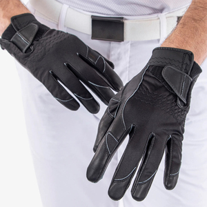 Gants de golf coupe-vent avec logo personnalisé, antidérapants, en cuir, pour toutes les conditions météorologiques, avec fermeture auto-agrippante, accessoires de golf OEM/ODM - Product Image 2