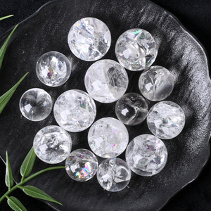 Wholesale Bulk Mini <b>Crystal</b> <b>Ball</b> Spirit Rainbow Clear Quartz Sphere for Decoration - Product Image 4