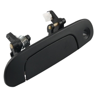 Poignée de porte extérieure avant gauche/loquet de porte de voiture ABS noir + alliage de zinc BVCL-59-410B de poignée de porte extérieure avant gauche pour Mazda Familia