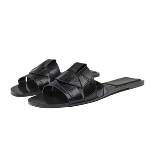 Pantofole da <span class=keywords><strong>Donna</strong></span> Personalizzate OEM ODM alla Moda, Traspiranti e di Alta Qualità, con Suola Morbida e Strass, <span class=keywords><strong>in</strong></span> <span class=keywords><strong>Pelle</strong></span> - Product Image 5