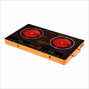 Estufa manual de un solo quemador de vidrio cuadrado ensanchado para uso doméstico y exterior, función de olla caliente, portátil, impermeable, de alta resistencia. - Product Image 2