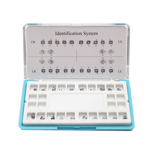 Set di 20 Brackets Ortodontici Autoliganti in Acciaio Inox ROTH 3W con Ganci 0.022 Manuali Certificati CE - Product Image 2