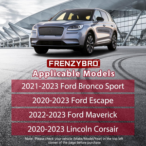 Frenzybro 8 pièces Bras de suspension inférieur avant avec rotules, biellettes de direction intérieures et extérieures pour Ford Escape 2020-2024, Lincoln Corsair 2020-2024 - Product Image 2