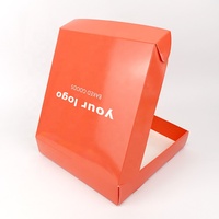 Boîte pliante en papier de boulangerie personnalisée, emballage de boîte cadeau pour dessert gaufre baklava donut