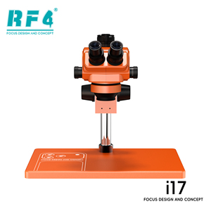 RF4 I17 Optical Trinocular <strong>Microscope</strong> with 10-Inch HD WiFi Monitor for Electronic Component Inspection &amp; Lab Material Analysis - Product Image 2