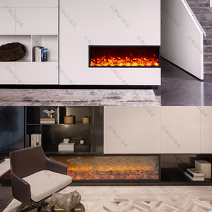 CRUISE Haute Simulation Dynamique Flamme Protection De L'environnement Intelligent Infrarouge Télécommande Led 1300mm <span class=keywords><strong>Cheminée</strong></span> Électrique - Product Image 2