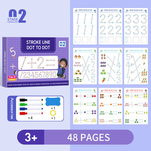 Educación temprana para niños, práctica de caligrafía en inglés, cuaderno, libro de rastreo, entrenamiento de escritura a mano para el desarrollo de la inteligencia - Product Image 4