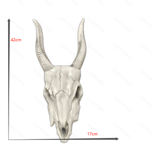 Creative Halloween Gift Decoration <b>Animal</b> Skull Sheep Head Home Wall Decor Pendant - Product Image 2