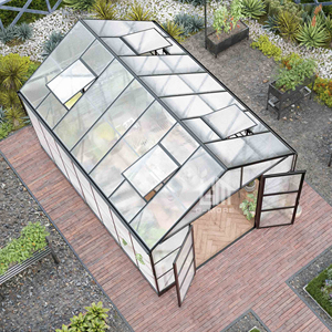 Serre en alliage d'aluminium PRO de 10 pieds de large - Portes à double battant et grandes ouvertures de toit pour jardin domestique/pépinière - Product Image 3
