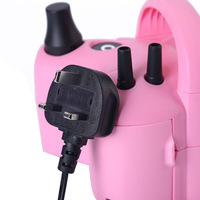 Inflador de Globos Eléctrico Serie 698, Bomba de Aire Automática Portátil, Herramienta de Doble Orificio