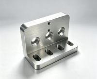 Support de connexion en aluminium usiné CNC sur mesure pour machines industrielles (OEM)