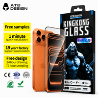 Protection d'écran en verre trempé sur mesure pour iPhone 16 Plus 17 18 Pro Max Fold 0,33 mm HD ESD Couverture intégrale