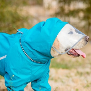 Impermeable para Perros de Nailon con Borde Dorado y Tiras Reflectantes, Ajuste Universal, Cobertura Completa, para Senderismo, Golden Retrievers, <span class=keywords><strong>Border</strong></span> Collies - Product Image 4