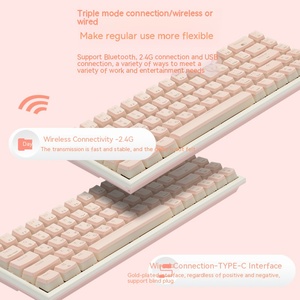 New Arrival 68 Key <strong>Keyboard</strong> Wired USB Wireless 2.4G Bt RGB Backlit Mechanical Gaming <strong>Keyboard</strong> for Pc <strong>Keyboard</strong> Gamer - Product Image 5