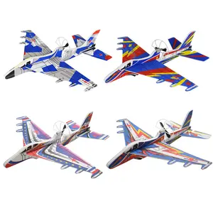 Hot Sale Stem Toy Outdoor Mini Flying Glider Individualmente Envolvido Flying Plane Toy Foam Airplane Party Favors para crianças
