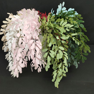 Feiyu Crafts - Guirnaldas Decorativas de Hojas de Maní Artificiales de 54 cm, 93 cm y 105 cm para Decoración de Bodas y Paredes - Product Image 1