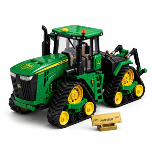 Best-seller transfrontalier : Modèle de <span class=keywords><strong>tracteur</strong></span> <span class=keywords><strong>John</strong></span> <span class=keywords><strong>Deere</strong></span> 190e anniversaire en blocs de construction ABS, pièce de présentation, compatible et parfait pour les collectionneurs - Product Image 5
