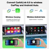 Adaptateur Carbitlink sans fil 2 en 1 Easy Plug-n-Play pour Carplay Android Auto Dongle Bluetooth Smartlink Car Multimedia
